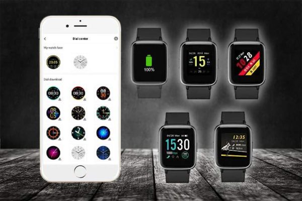 yamay smart watch blood pressure monitor