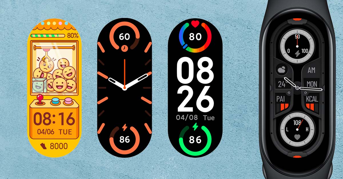 Mi Band 7 Watch Faces for 2023 Superwatches
